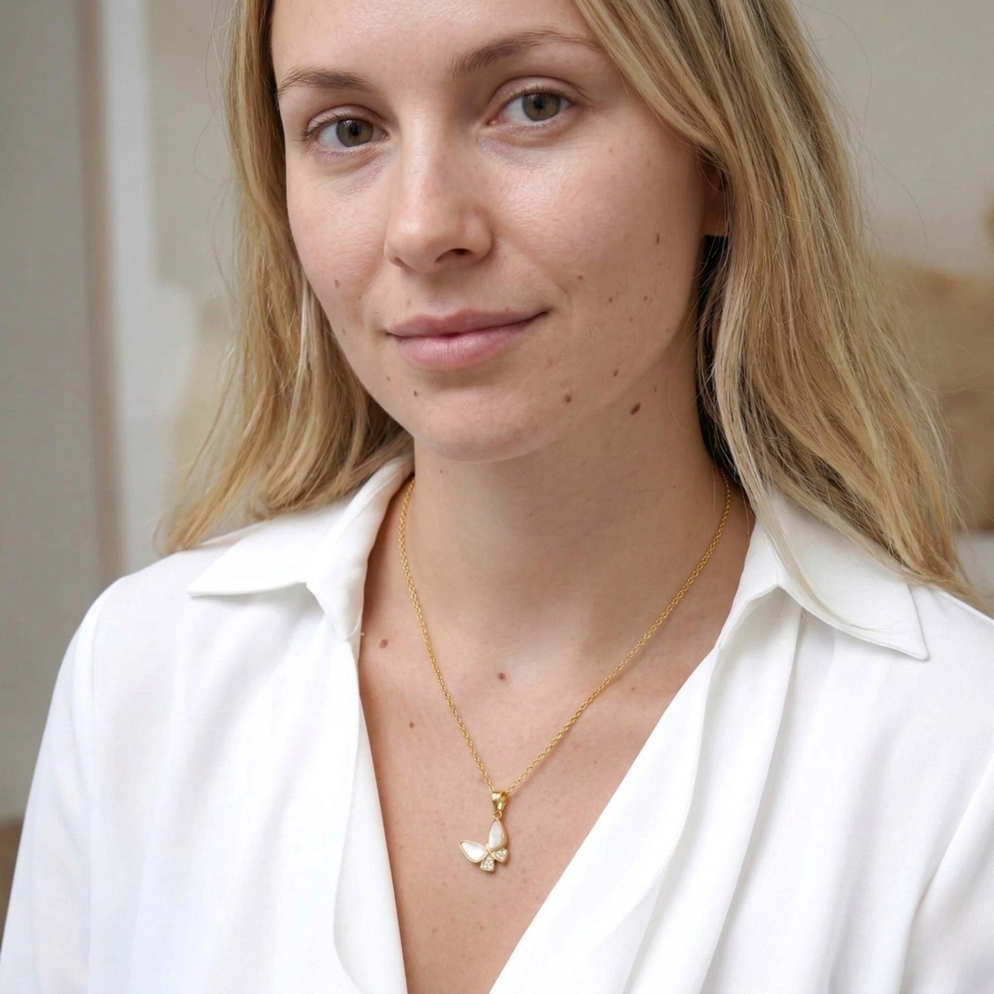 Collier Papillon Lumière