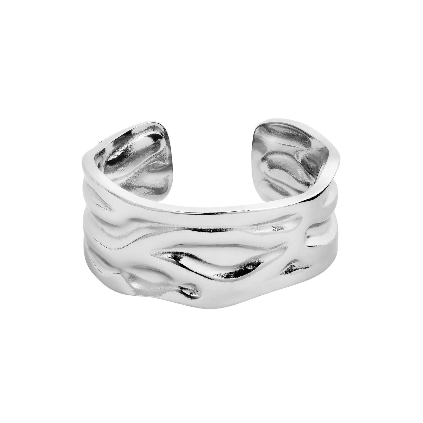 Bague Vague Martelée
