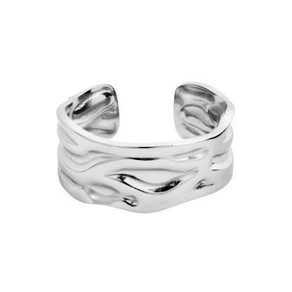 Bague Vague Martelée