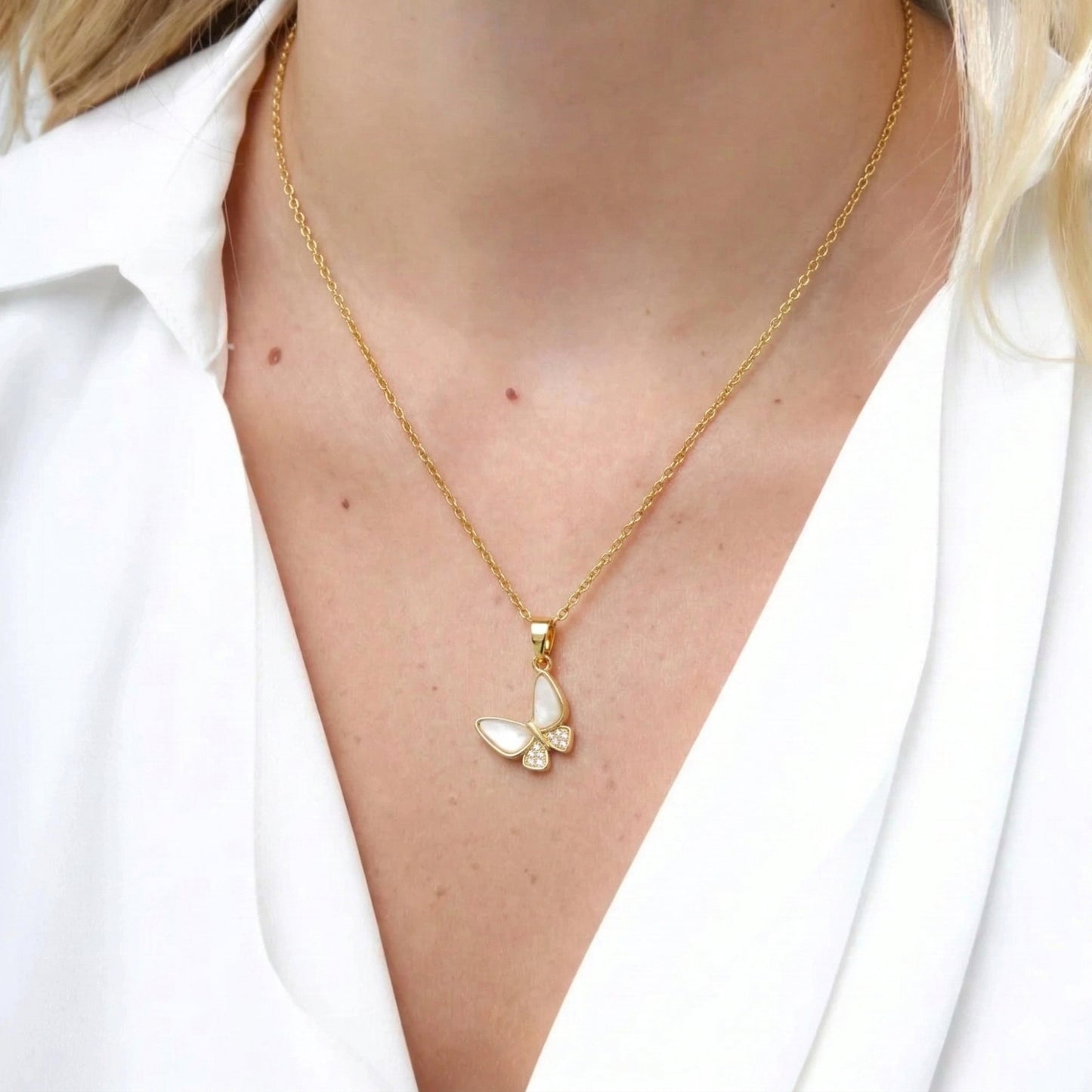 Collier Papillon Lumière