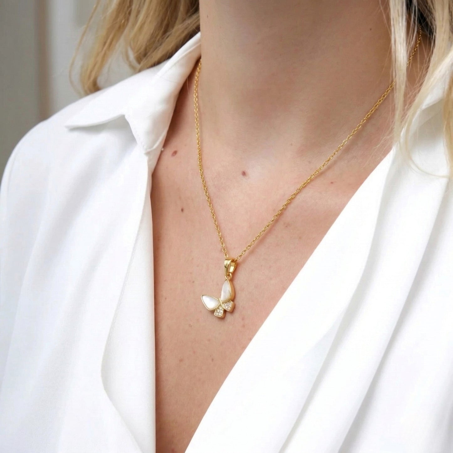 Collier Papillon Lumière